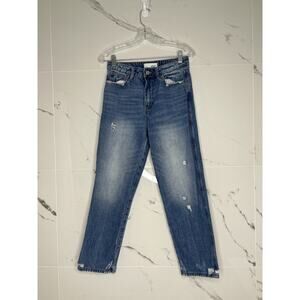 Vermet Los Angeles Size 27 X 26 Women's Straight Leg Boyfriend Jeans High rise